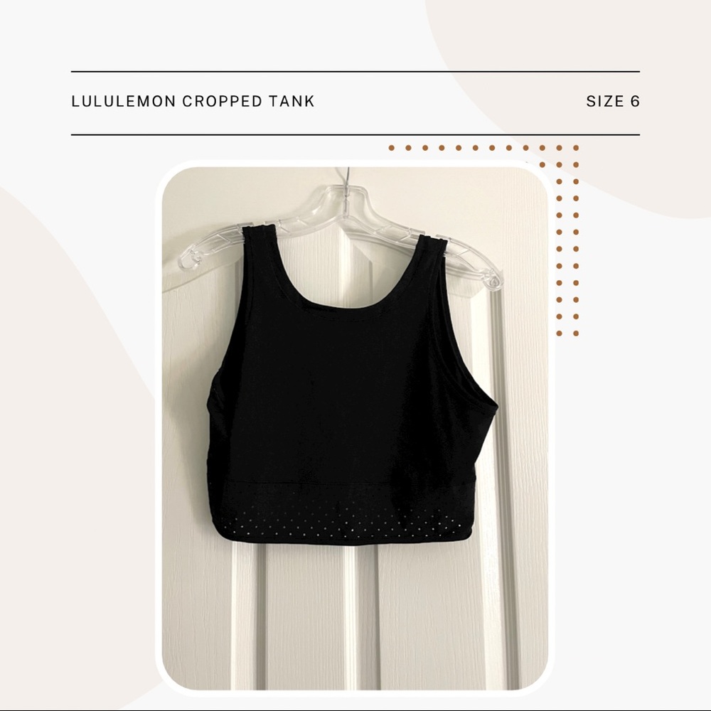 lululemon cropped tank